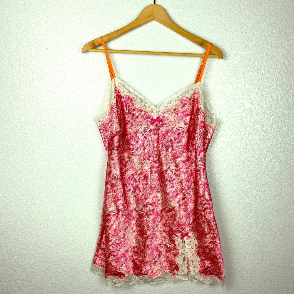 Vintage Victorias Secret Snakeskin print chemise